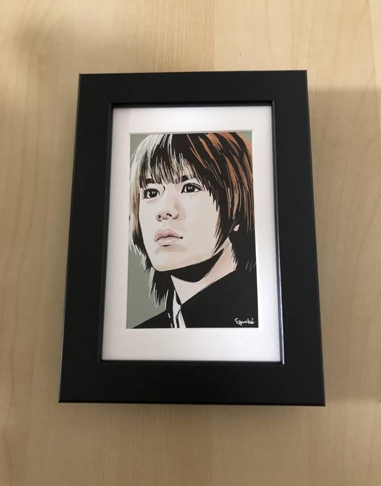 Amazon.co.jp: kj 額装品 滝沢秀明 江口寿史 イラスト Lサイズ額入り