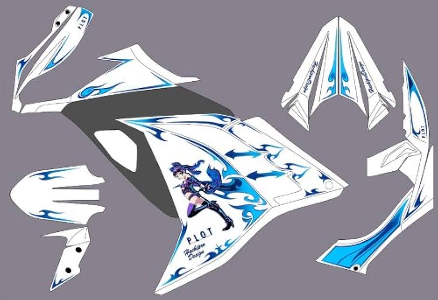 Amazon.co.jp: プロト(PLOT) デカールキット プロトたん 599mm×270mm
