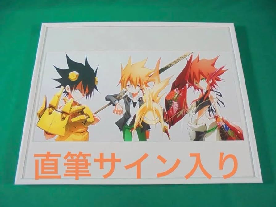 Amazon.co.jp: シャーマンキング 作者 武井先生 直筆サイン入り複製
