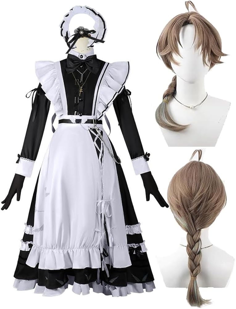 Amazon.co.jp: [NAMIKOE] 叶 メイド服 コスプレ 衣装 葉 かなえ 靴下