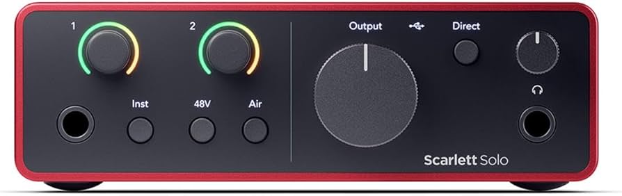 Amazon.co.jp: Focusrite Scarlett Solo Studio 第4世代 USBオーディオ