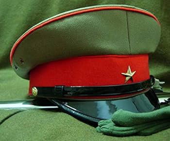 Amazon.co.jp: 日本軍日本陸軍チェコ式将校軍帽日本製‐初期型-61糎