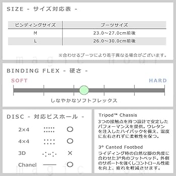 Amazon | スノーボード ビンディング スノボー バインディング メンズ