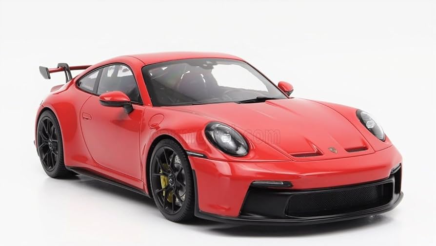 Amazon | 欧州限定 1/18 ポルシェ 911 GT3 (レッド) ブラックリム 2021