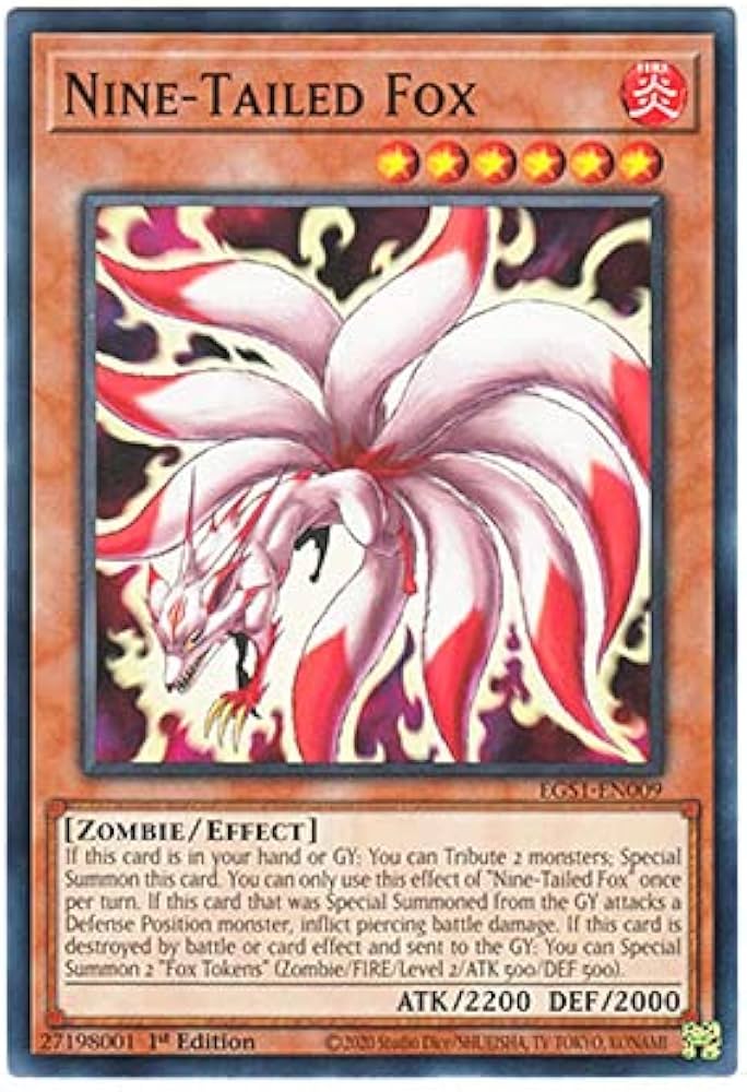 Amazon.co.jp: 遊戯王 英語版 EGS1-EN009 Nine-Tailed Fox 九尾の狐