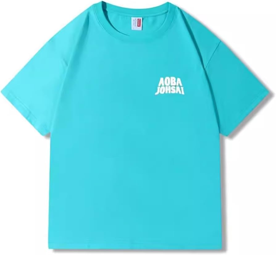 Amazon.co.jp: ハイキュー!! 周辺Tシャツ 青葉城西高校 半袖 及川徹