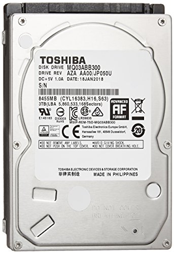 Amazon | 東芝 内蔵HDD 2.5インチ 3TB PCモデル MQ03ABB300 【国内正規