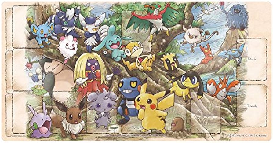 Amazon | ポケモンカードゲームXY プレイマット 森の誕生日 | トレカ 通販