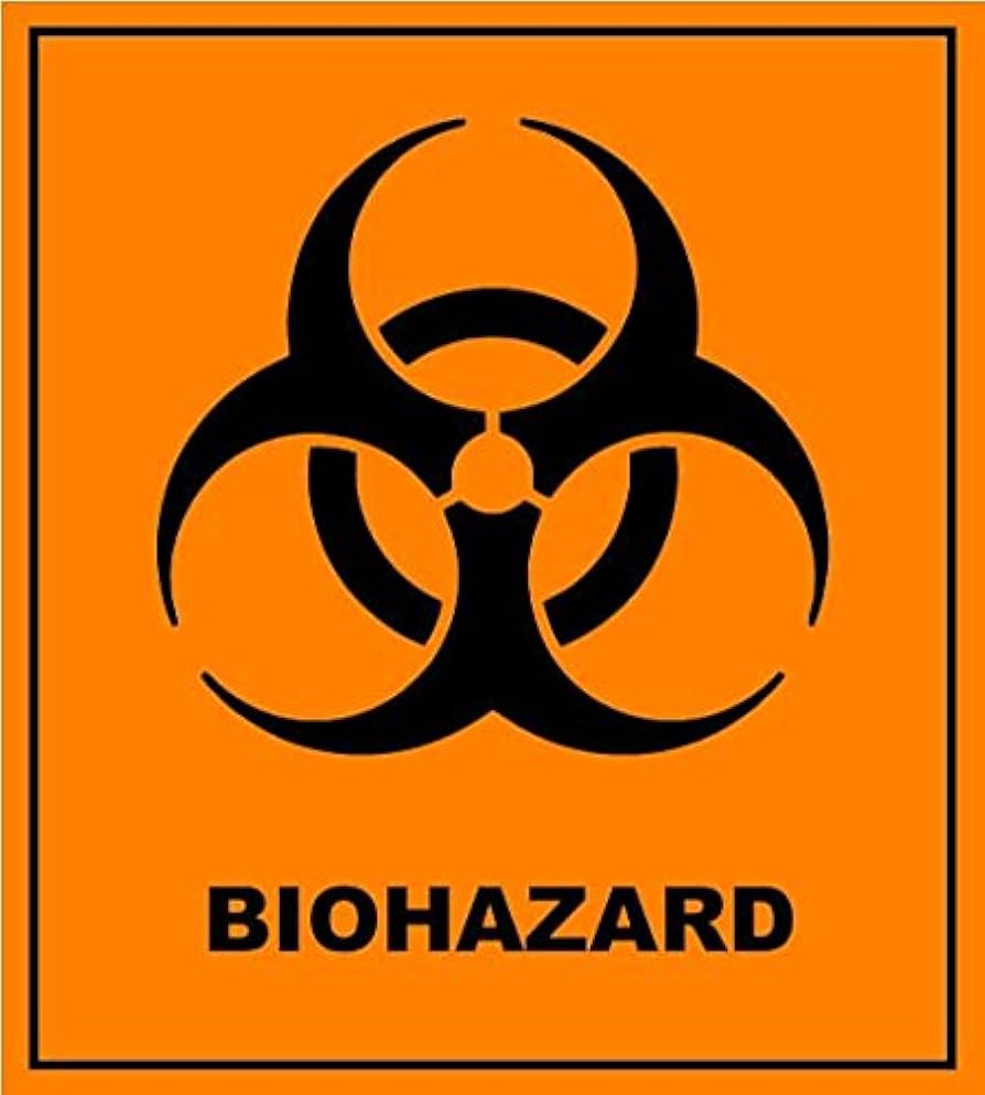 Amazon.co.jp: バイオハザード危険警告サインステッカーデカール