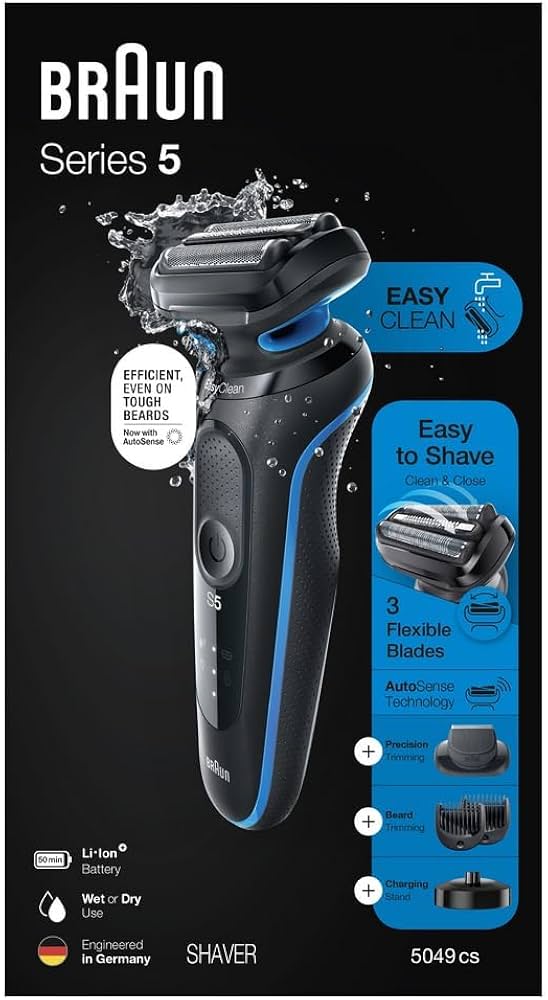 Amazon | ブラウン シリーズ5 電動シェーバー 充電スタンド付き 髭剃り