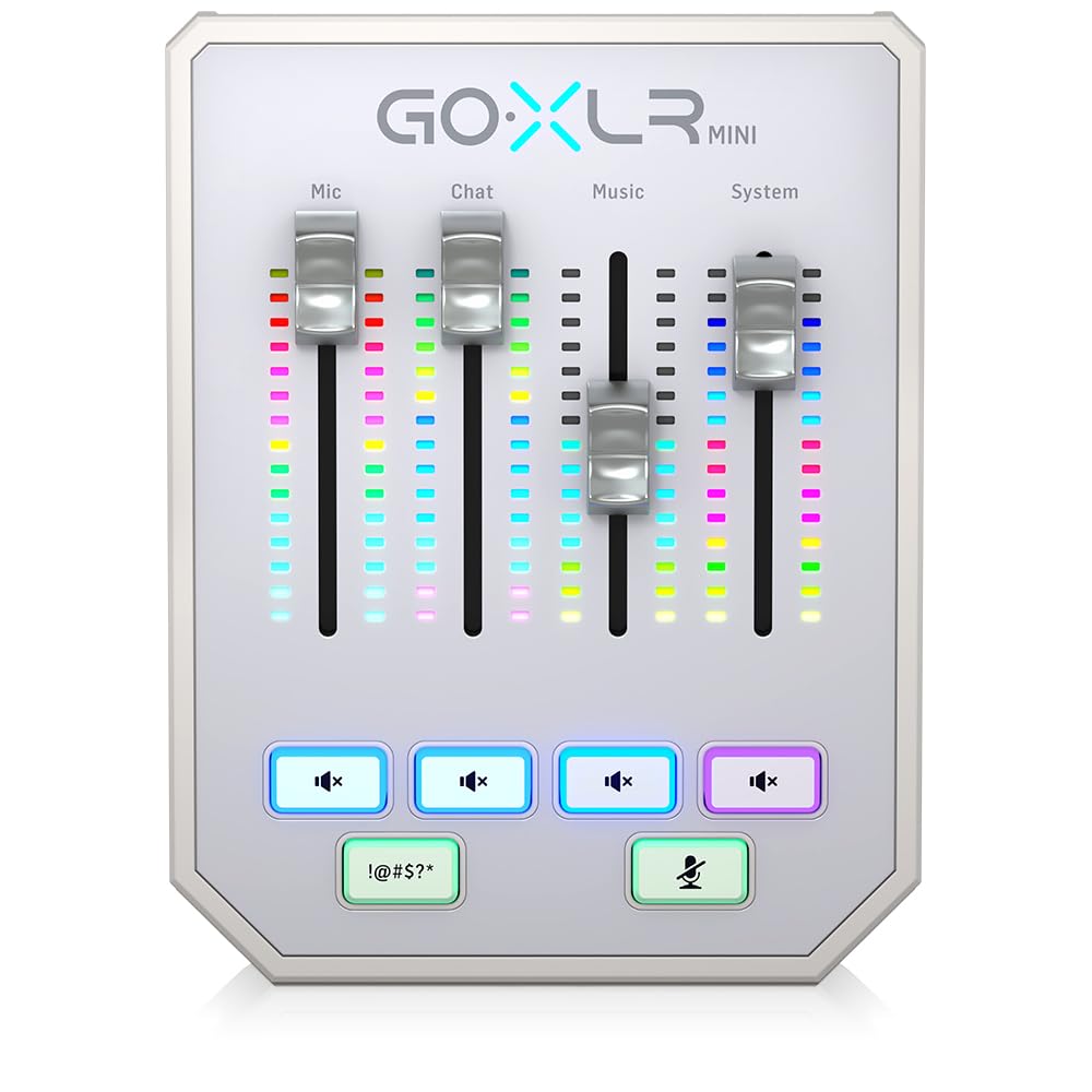 Amazon | TC Helicon GoXLR MINI-WH オンラインブロードキャスト