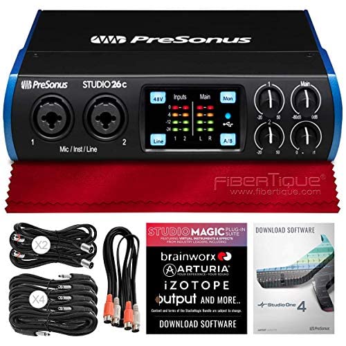 Amazon.co.jp: PreSonus Studio 26C 2インチ 4-239.99USB-C オーディオ