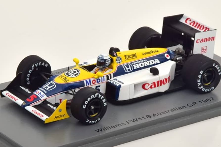 Amazon | スパーク 1/43 ウィリアムズ FW11B オーストラリアGP 1987