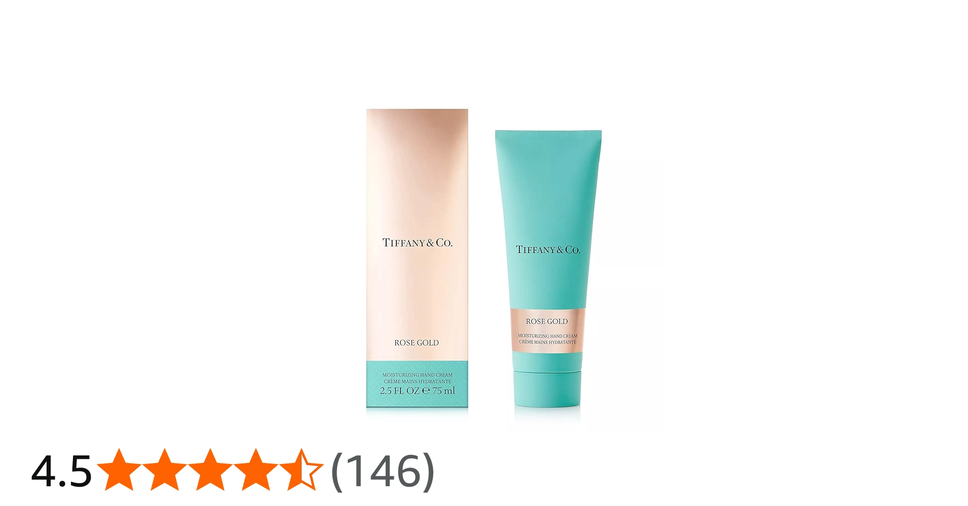 Amazon.co.jp: Tiffany Hand Cream Rose Gold Hand Cream 75ml