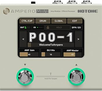 Amazon.com: HOTONE Ampero Mini MP50VN - Guitar Multi Effects