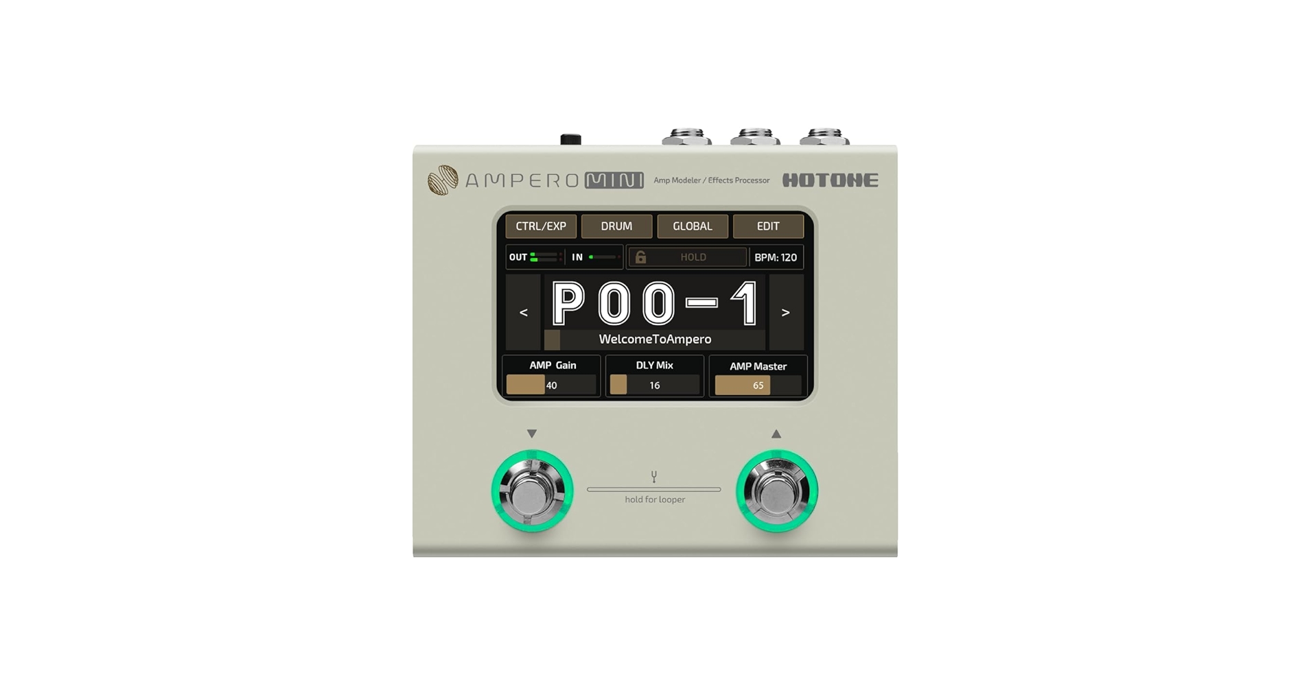 Amazon.com: HOTONE Ampero Mini MP50VN - Guitar Multi Effects