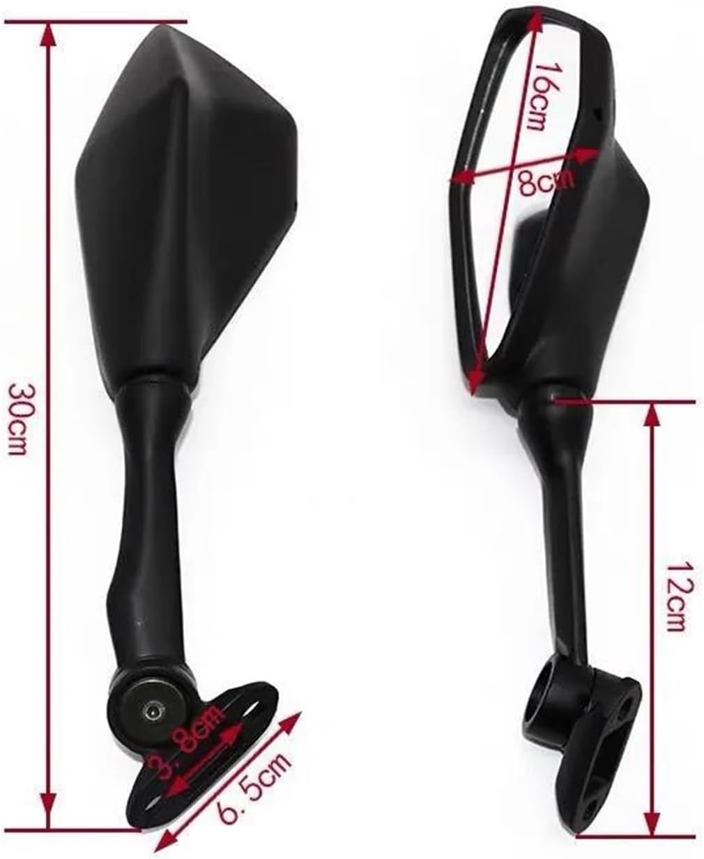 楽天市場】カワサキ バーエンドミラー カワサキ用 ZX-6R ZX6R 忍者 125