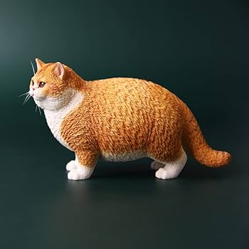 Amazon.com: MMOS X JXK Fat Cat Statue Cat Figurine for Table Decor