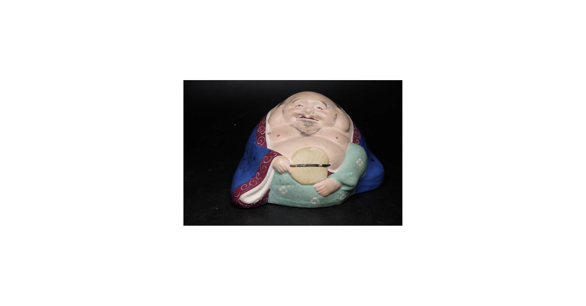 Amazon.co.jp: 友春画 枕絵 布袋 焼物 春画人形 艷絵 裏絵 浮世絵 隠し