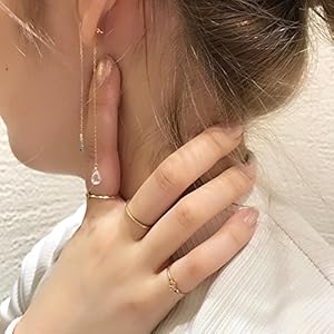 Amazon | [ノジェス] NOJESS 【K10YGダイヤ・ハーフエタニティ・リング