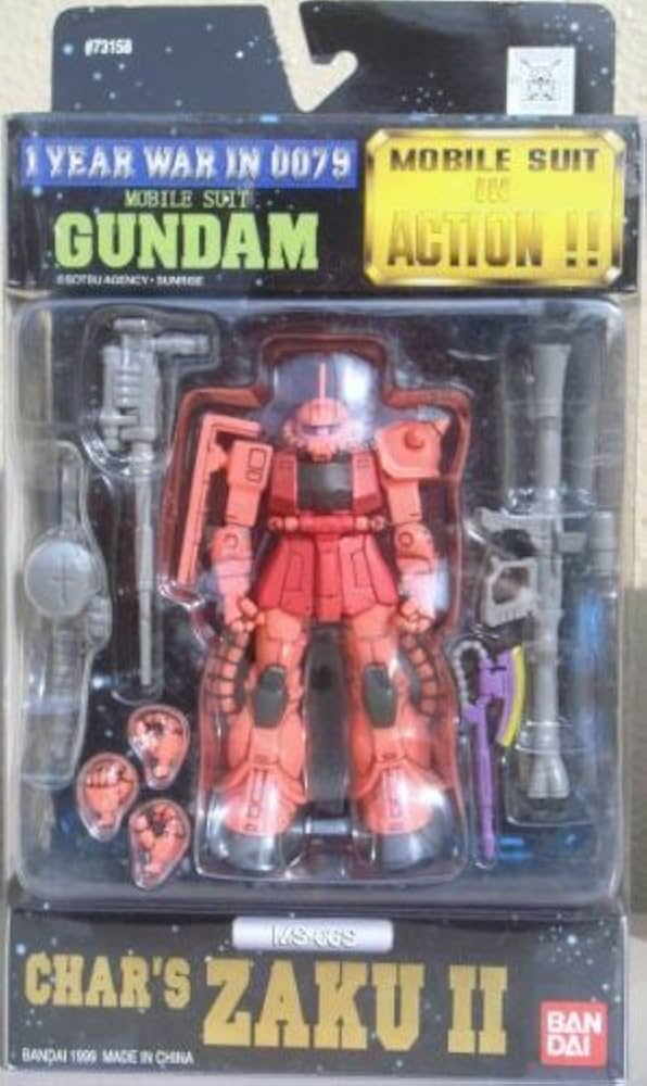 Amazon | MS IN ACTION !! シャア専用ザクMS-06S | フィギュア・ドール