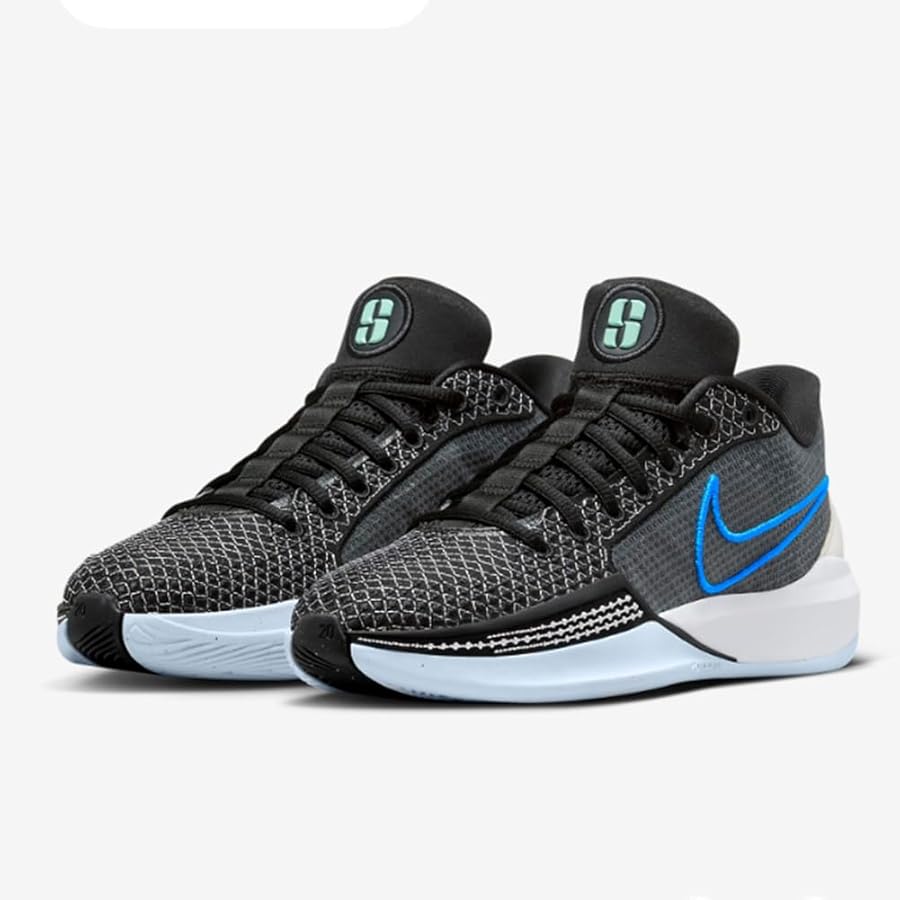 Nike Unisex Adult Sabrina 1 Basketball Shoes, Black, Blue, 5