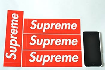 Amazon.co.jp: 4枚セット 定番 SUPREME(シュプリーム) ステッカー