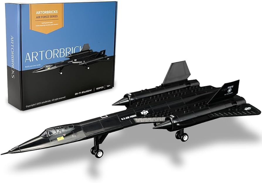 Amazon.com: ArtorBricks SR-71 Reconnaissance Blackbird Airplane