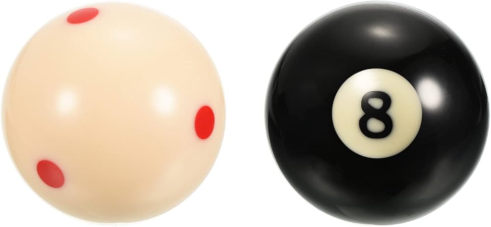 Amazon.co.jp: PATIKIL ビリヤードキューボール #8 57.2mm 2合1 交換用