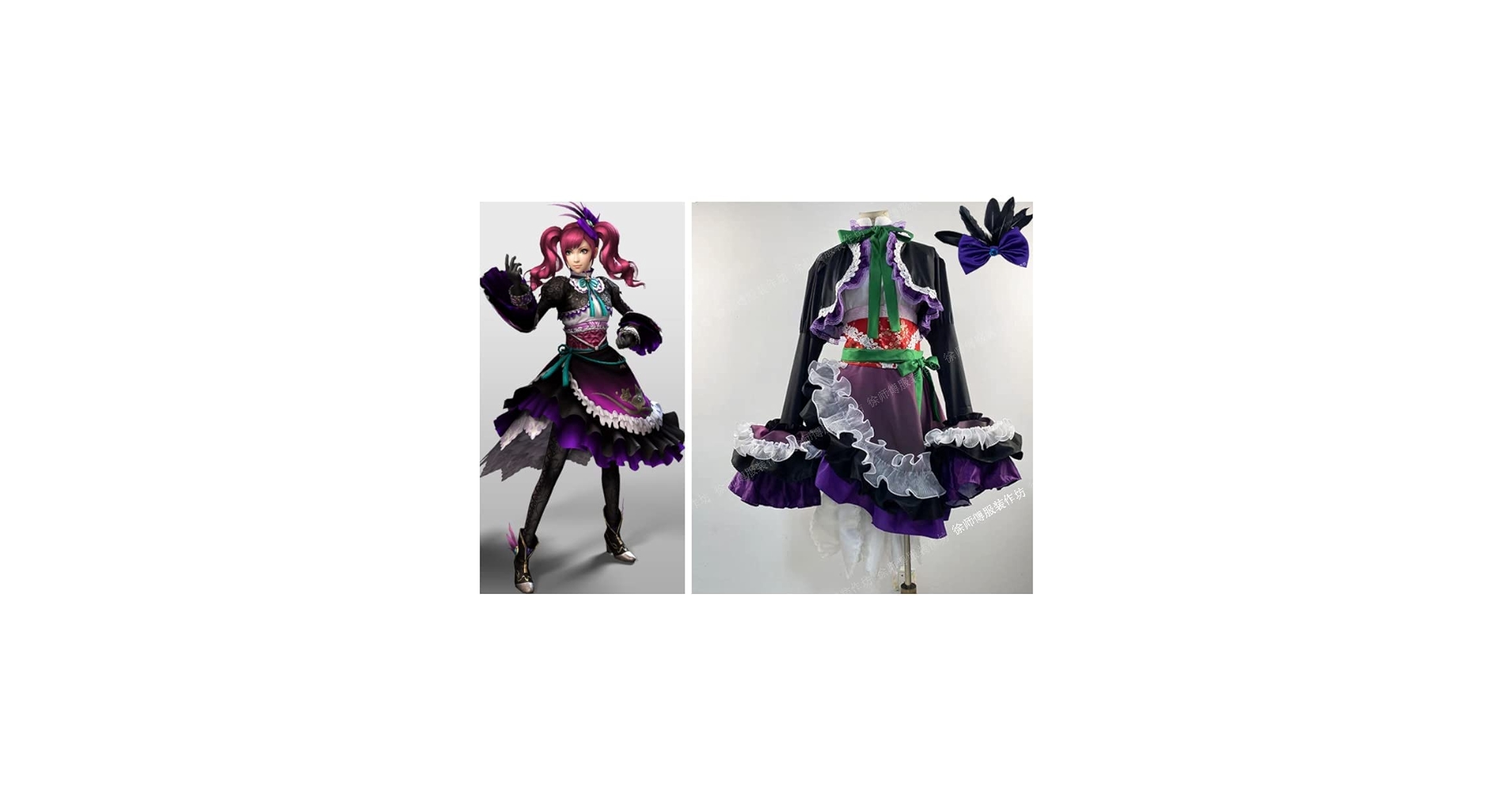 Amazon.co.jp: [ACY] 実物撮影 靴付き戦国無双4 ガラシャコスプレ衣装