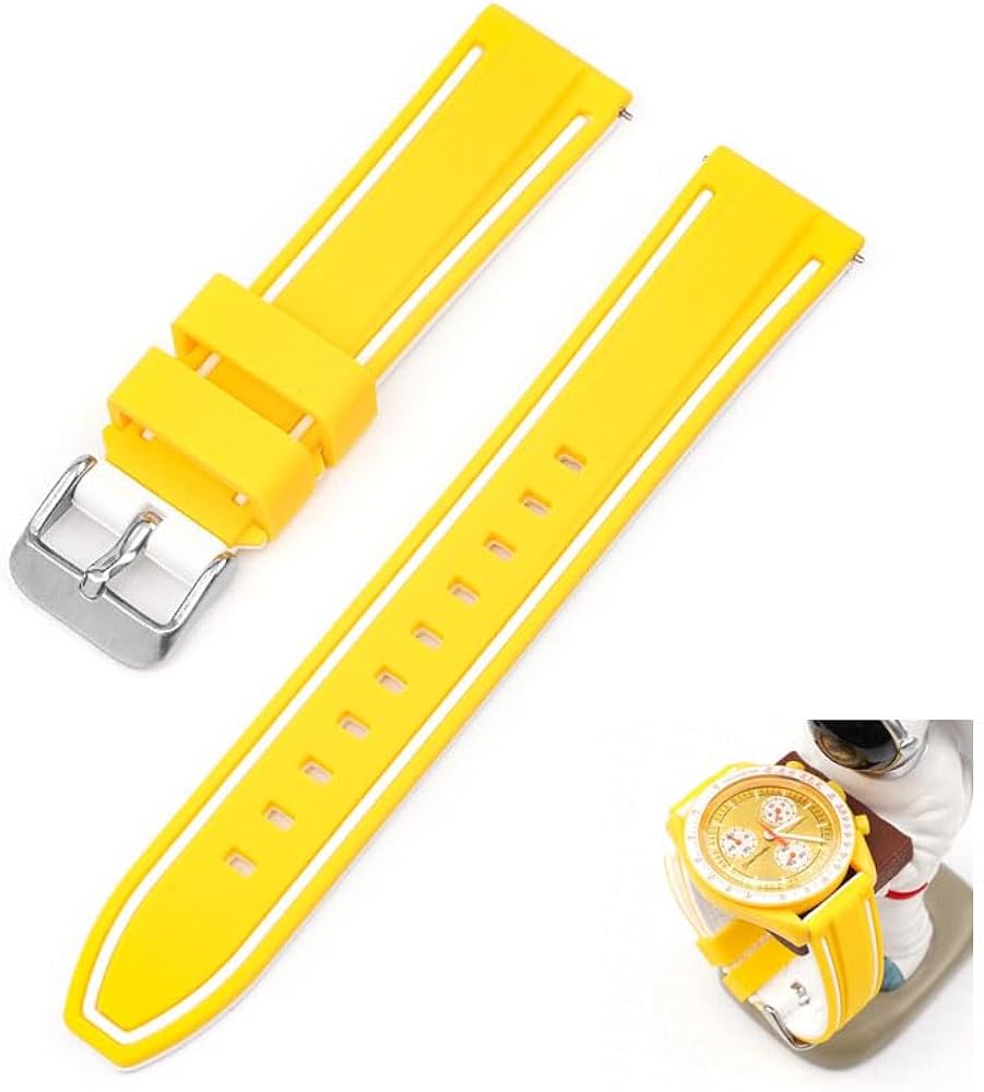 Amazon.co.jp: Swatch×OMEGA スウォッチ×オメガ 対応ラバーベルト