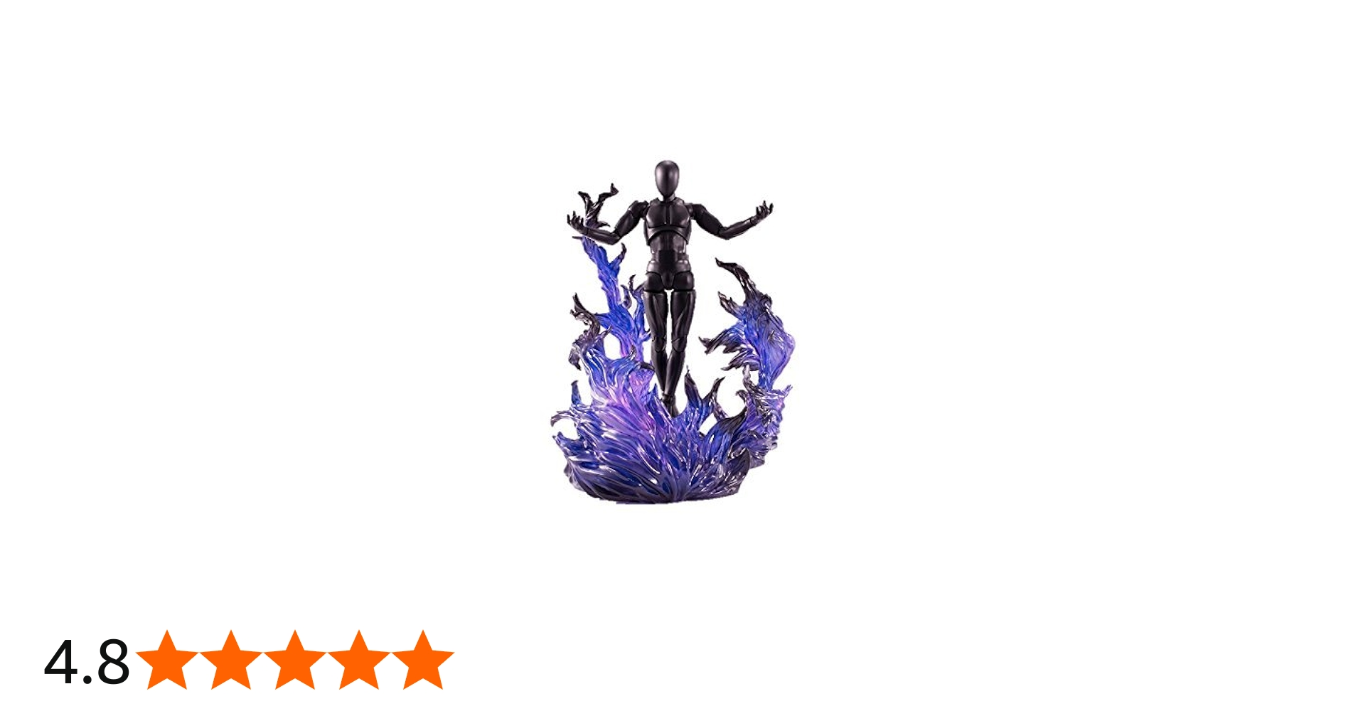 Amazon | 魂EFFECT BURNING FLAME DARK Ver. 全高約16cm ABS&PVC製