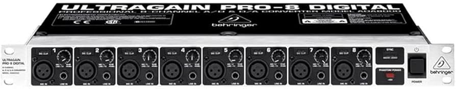 Amazon | Behringer ULTRAGAIN PRO-8 DIGITAL ADA8000 オーディオ