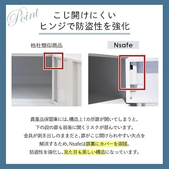Amazon.co.jp: LOOKIT 貴重品ロッカー 2列4段 8人用 ダイヤル錠 金庫
