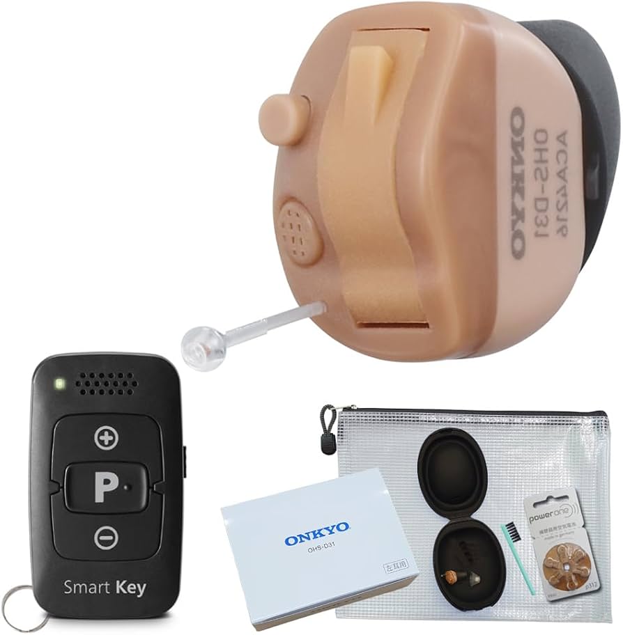 Amazon.co.jp: ONKYO オンキョー 耳穴式デジタル補聴器 OHS-D31 (右耳