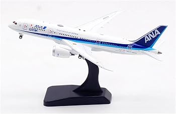 Amazon.co.jp: ミニチュアカー 1:400 ANA ボーイング 787-8 ダイ