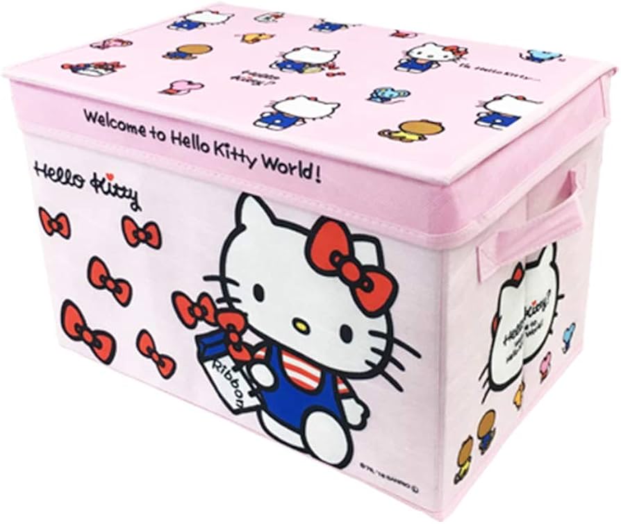 Amazon.co.jp: シンセーインターナショナル ハローキティ フタ付き収納