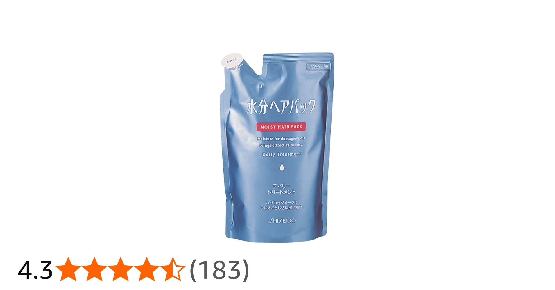 Amazon | 水分ヘアパック デイリートリートメントa 詰替用450ml