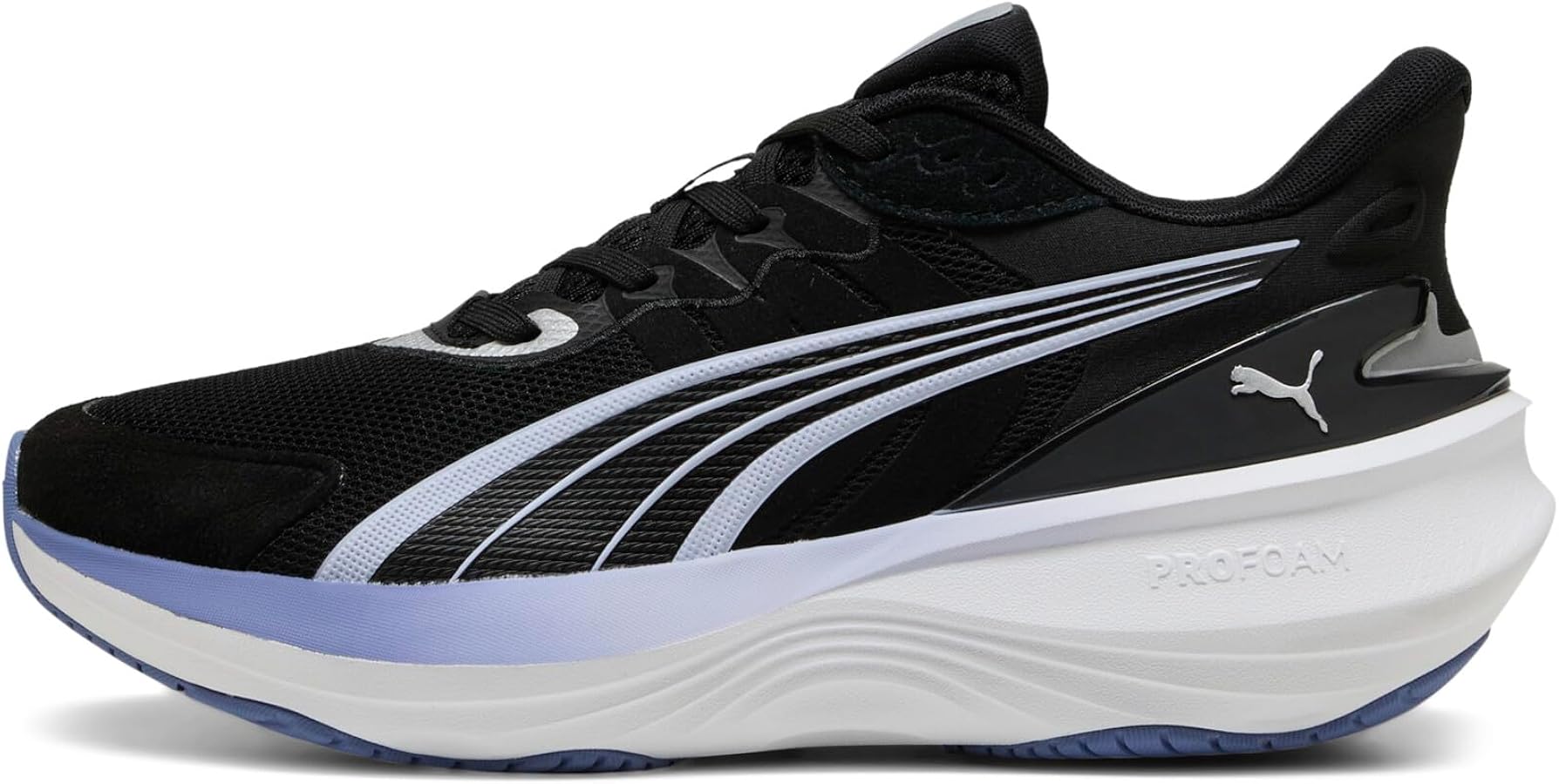 Puma Women's Pulse Pro Running Shoes, White-Silver, 6.5, Black