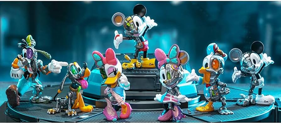 Amazon.co.jp: 52TOYS BLINDBOX ミッキーアンドフレンズ サイボーグ
