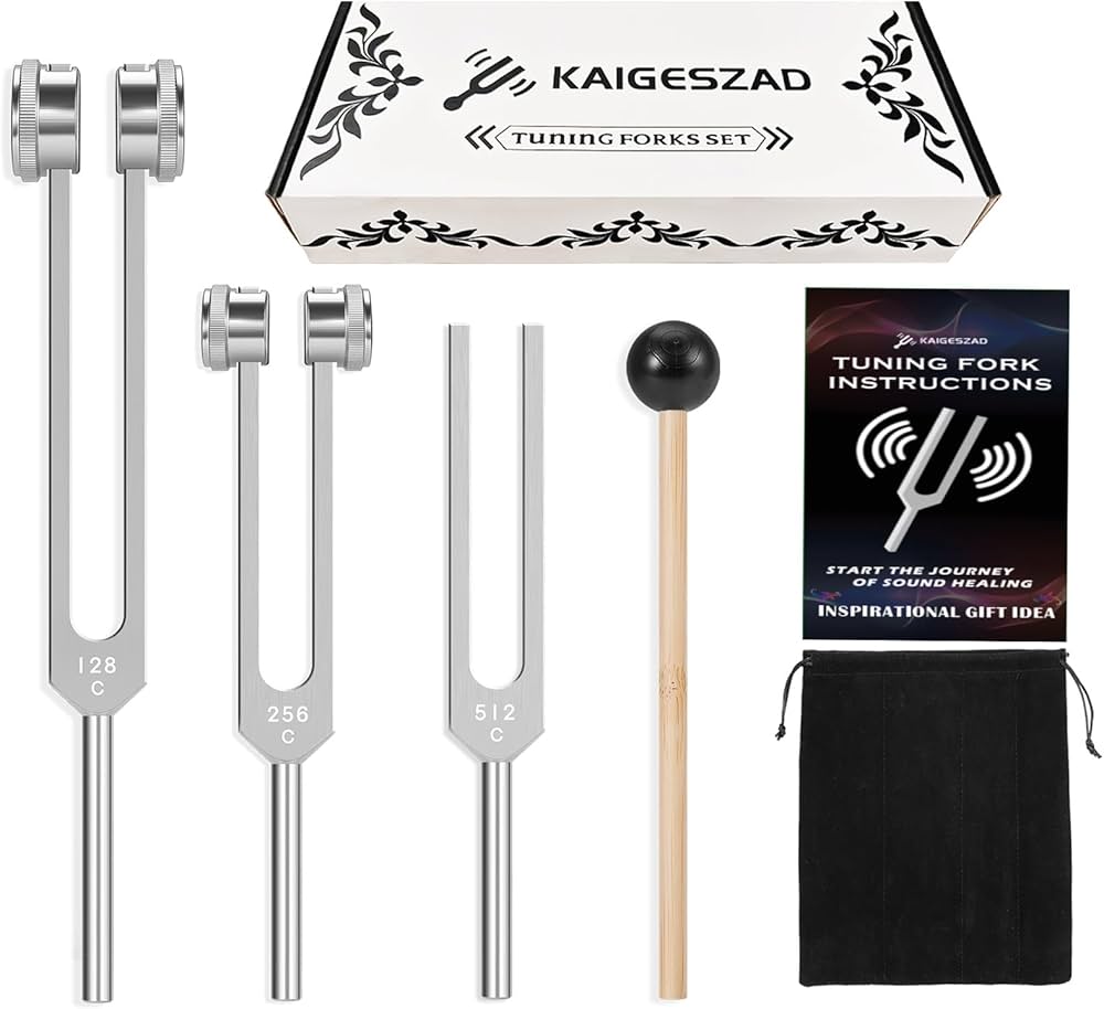 Amazon.com: Tuning Forks Set(128Hz,256Hz,512Hz) Medical-Grade