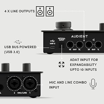 Amazon.co.jp: Audient iD14 MKII USB-Cオーディオインターフェース