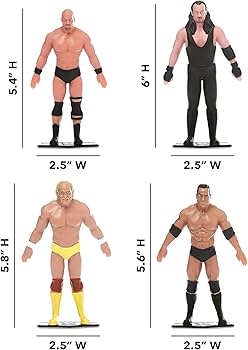 Amazon.co.jp: FleXfigs: WWE Legends - 4 キャラクターパック
