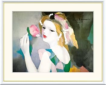 Amazon｜バラの女 マリー・ローランサン 42× 52㎝ F6 J1-175 額入り