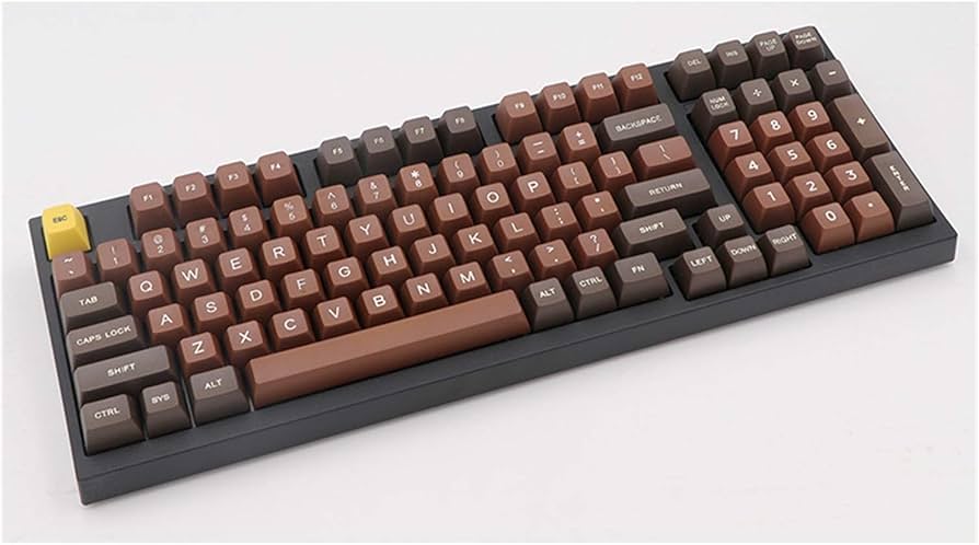 Amazon.co.jp: キーキャップ 122 KeycapsチョコレートR1 R2 R3