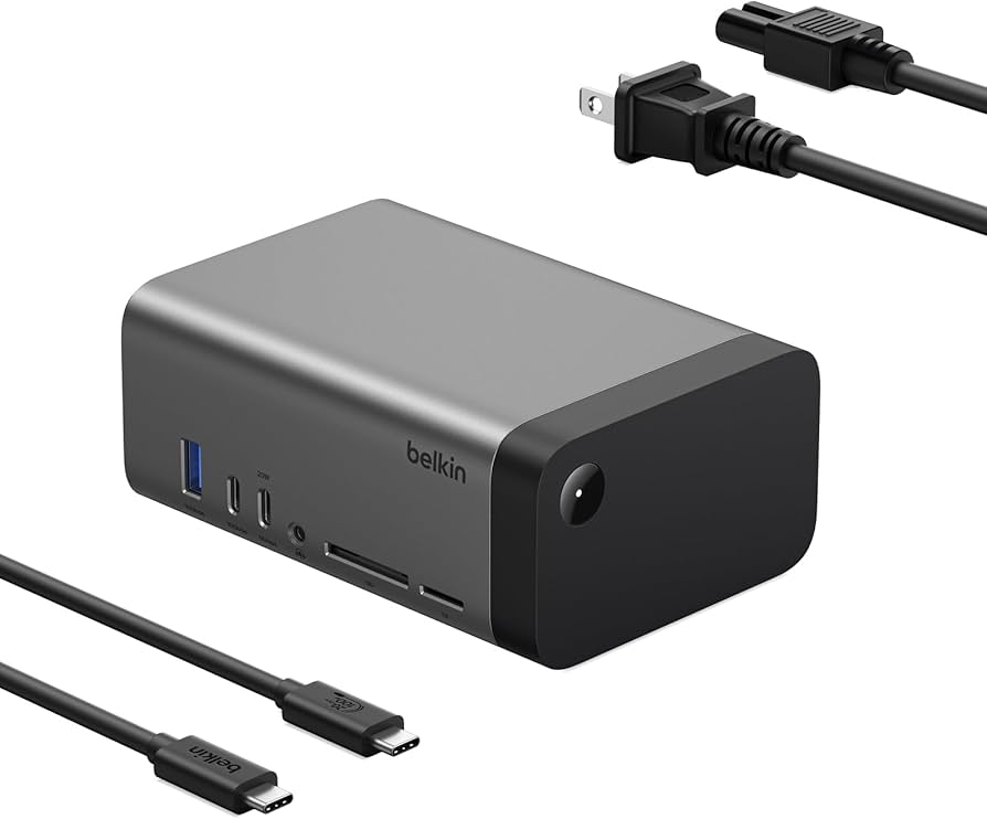 Amazon.com: Belkin USB-C Hub, 11-in-1 Pro GaN Dock 150W, Multi