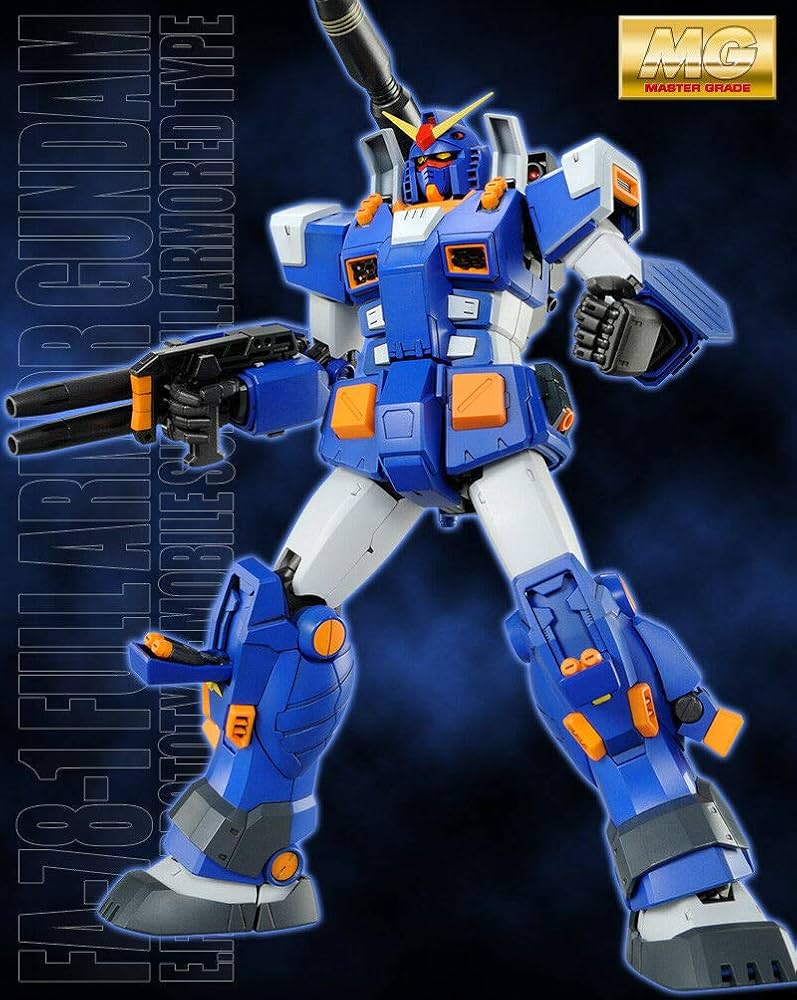 Amazon.co.jp: MG 1/100 フルアーマーガンダム （ブルーカラーVer