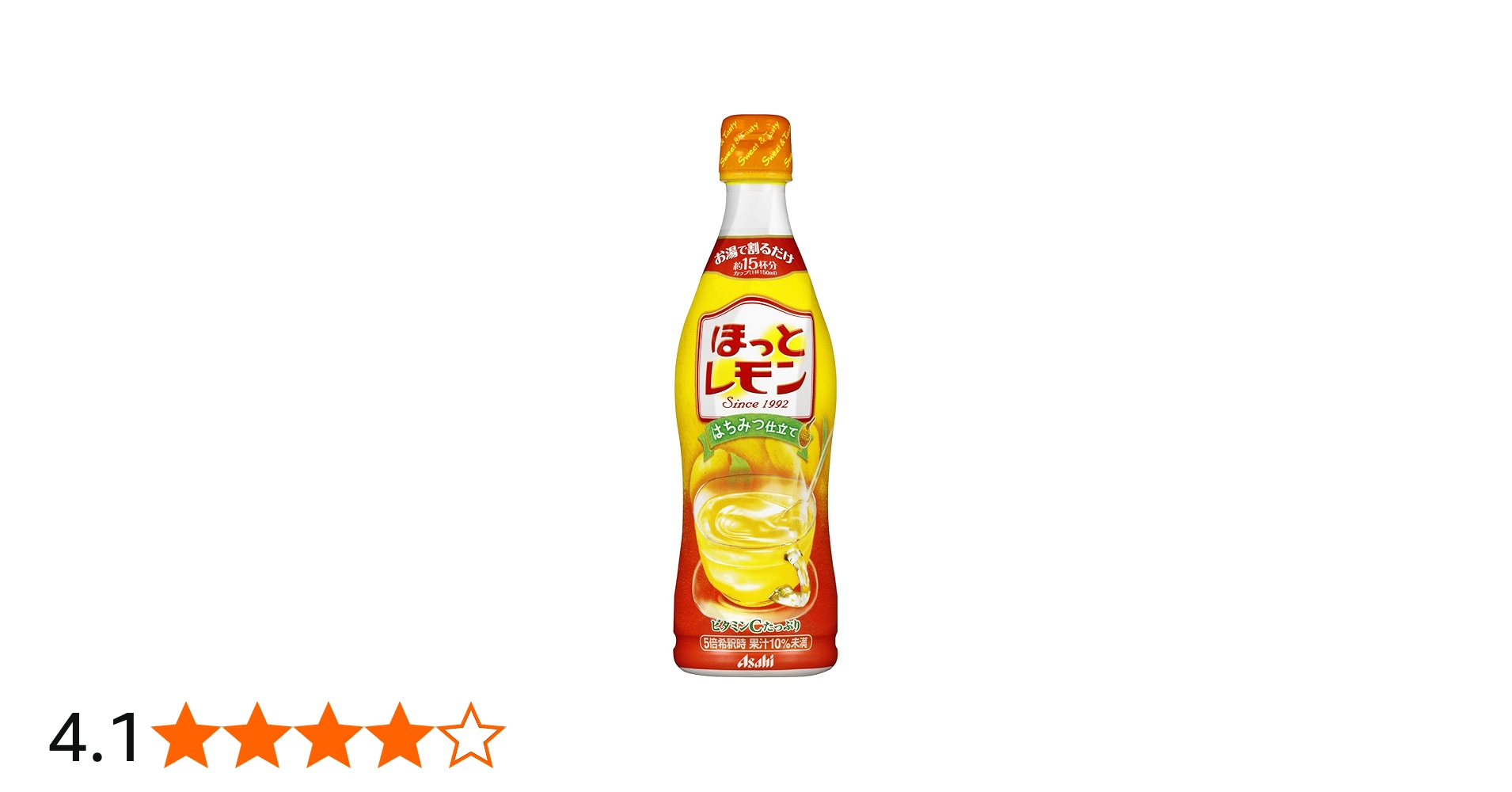 Amazon.co.jp: アサヒ飲料 ほっとレモン 希釈用 470ml×12本 : 食品