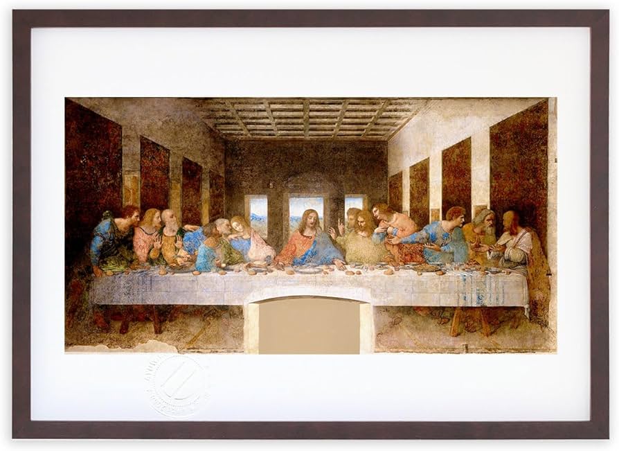 Amazon.co.jp: 版画 絵画 名画 最後の晩餐(1498) レオナルド・ダ