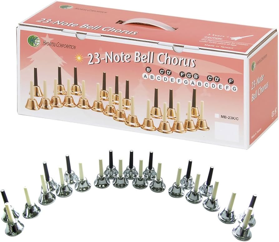 Amazon | ミュージックベル（ハンドベル）23音 MB-23K/S 【Silver